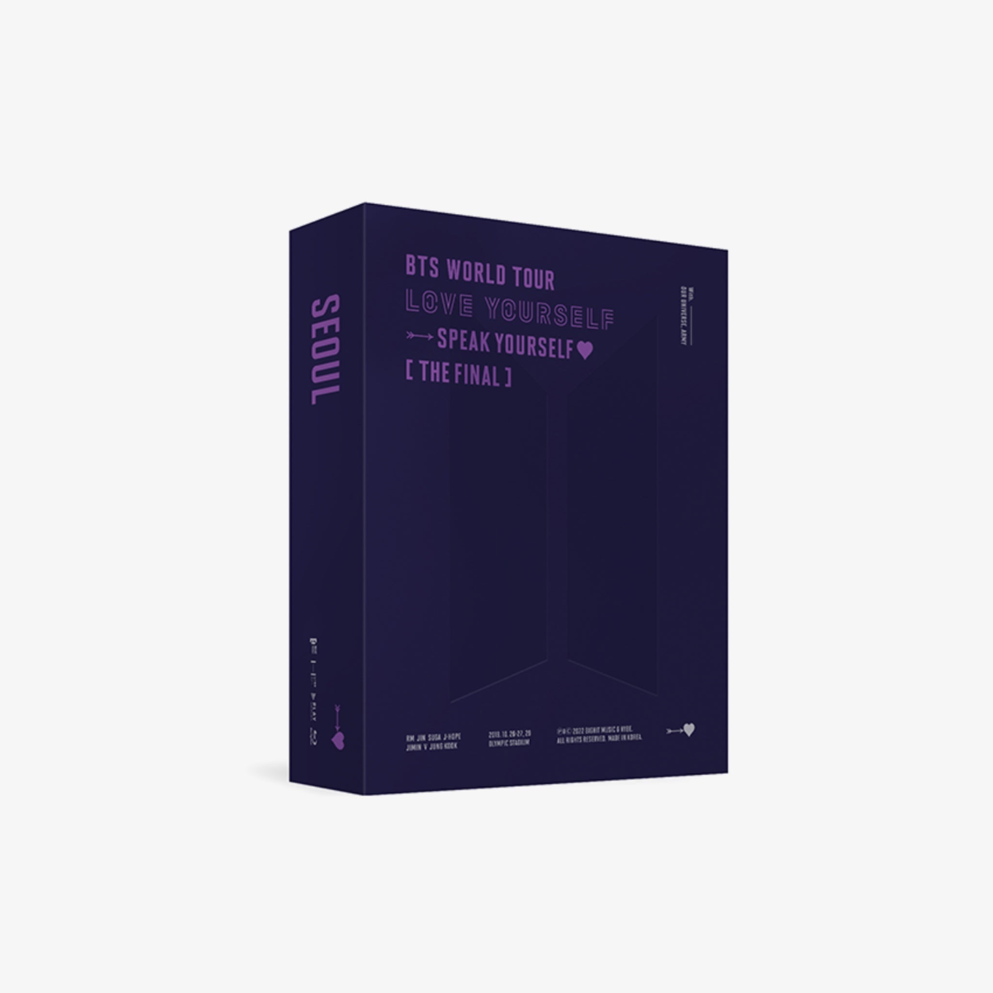BTS - WORLD TOUR LOVE YOURSELF SPEAK YOURSELF THE FINAL BLU-RAY