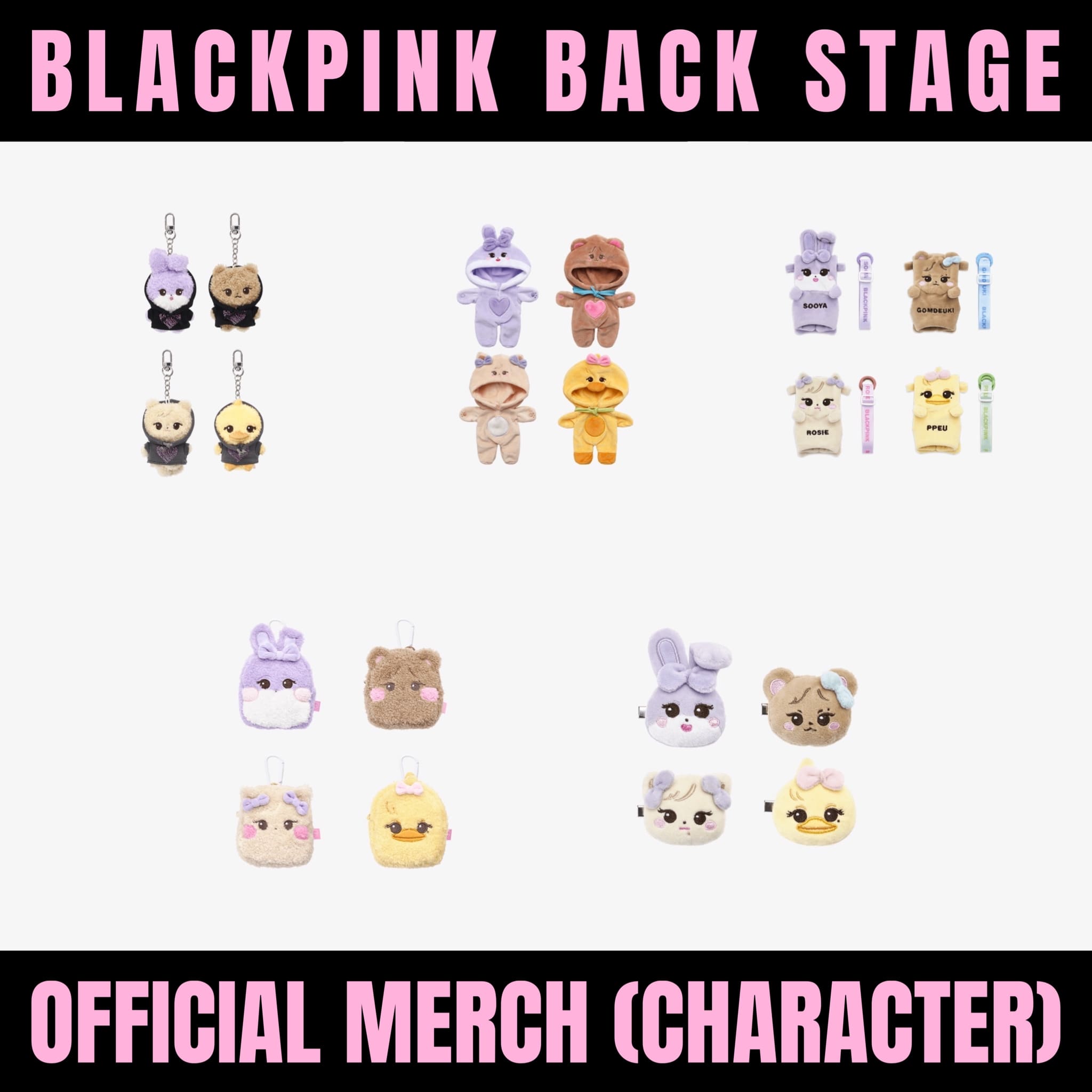 BLACKPINK BORN PINK WORLD TOUR FINALE SEOUL OFFICIAL MD (CHARACTER ...