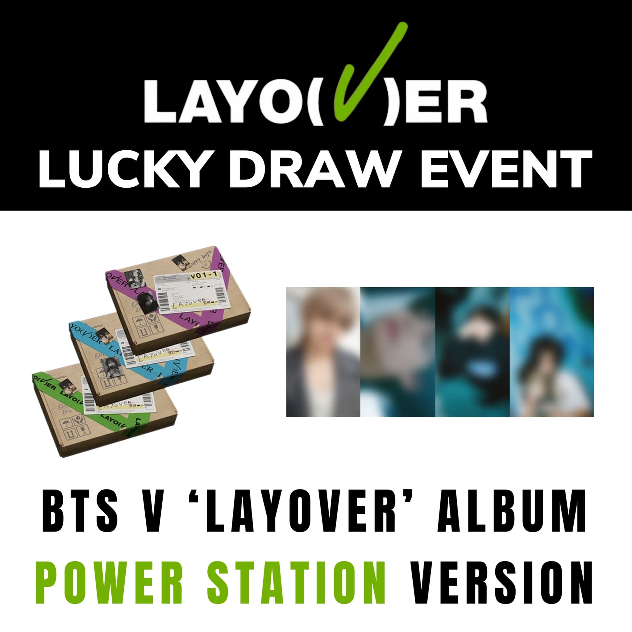 V's upcoming Album LayOver Pre save the album now!!