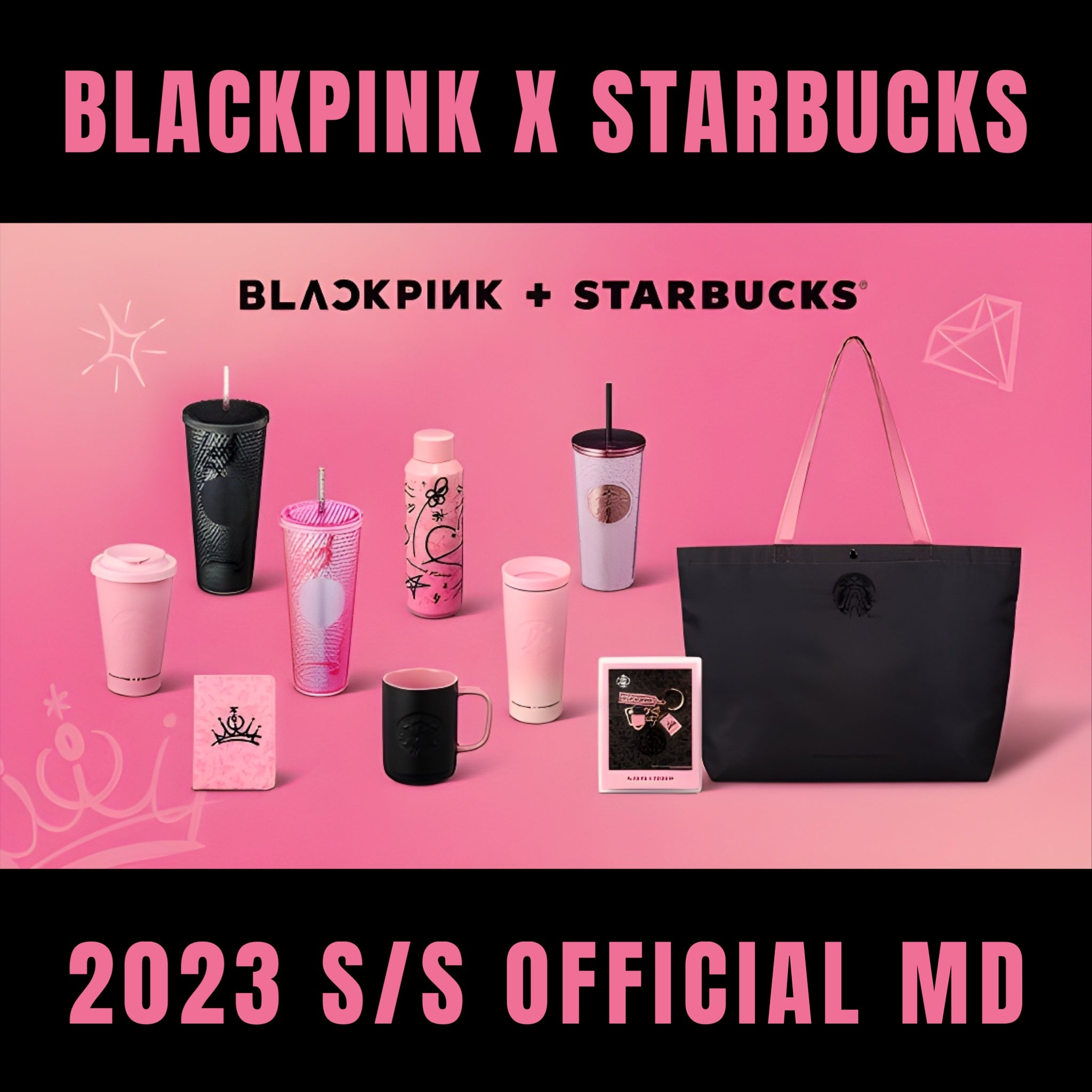 BLACKPINK - 2023 S/S BLACKPINK X STARBUCKS OFFICIAL MD – Bora Clover