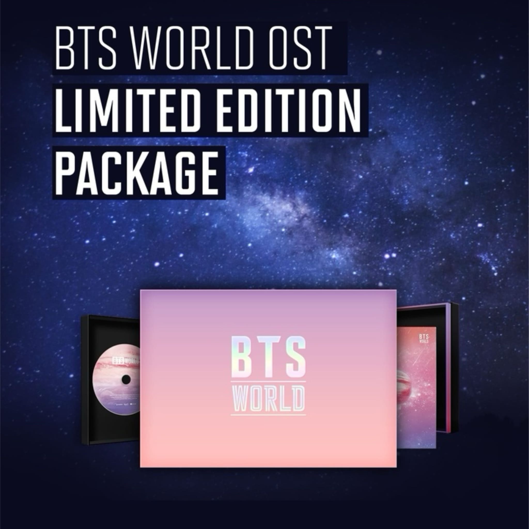 BTS - WORLD OST LIMITED EDITION PACKAGE – Bora Clover