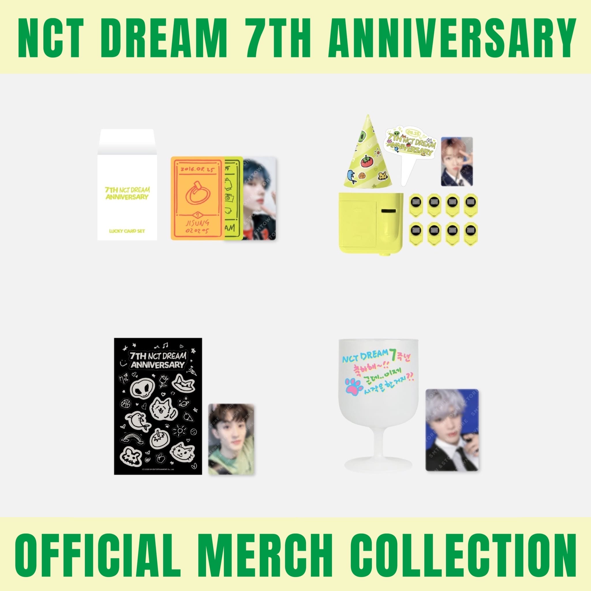 NCT DREAM 7TH ANNIVERSARY OFFICIAL MD – Bora Clover