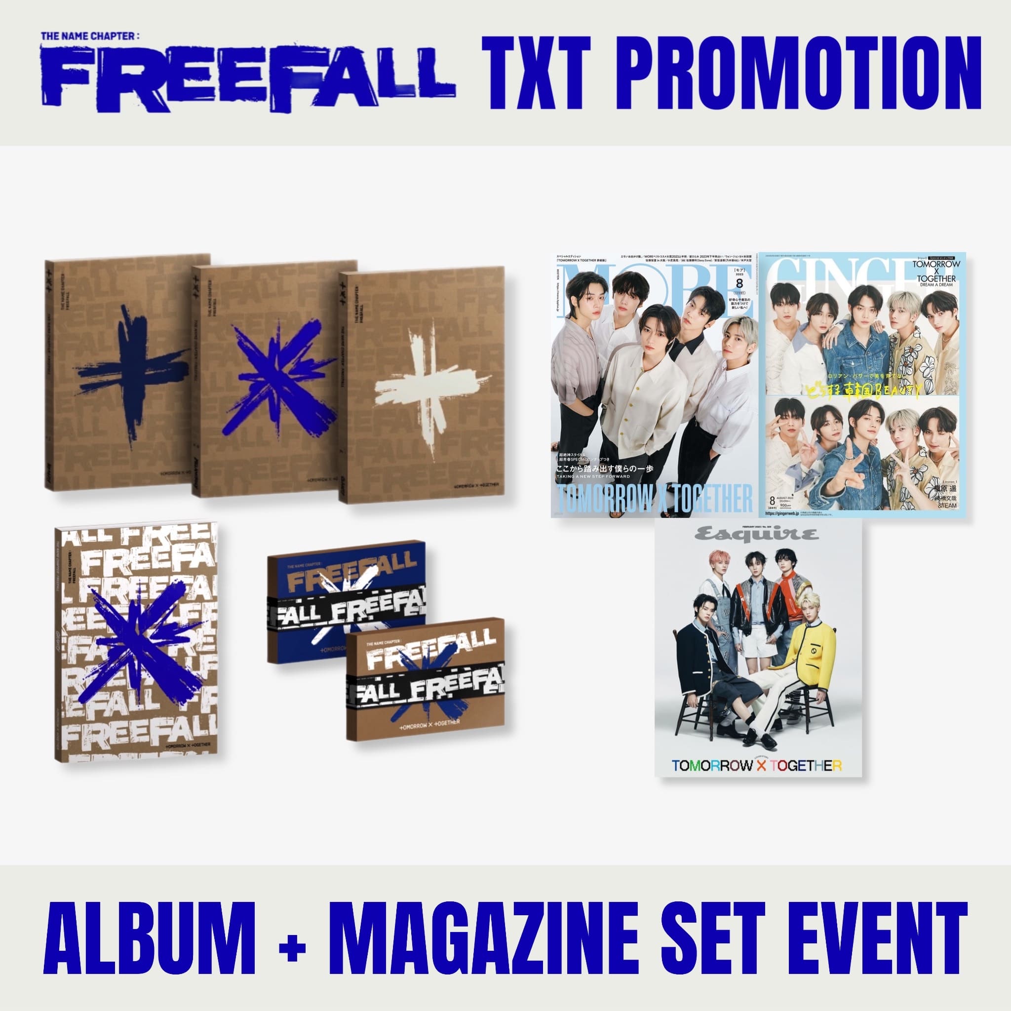 TOMORROW X TOGETHER (TXT) · The Name Chapter : Freefall (Digital Code +  Merch) [Weverse Digital edition] (2023)