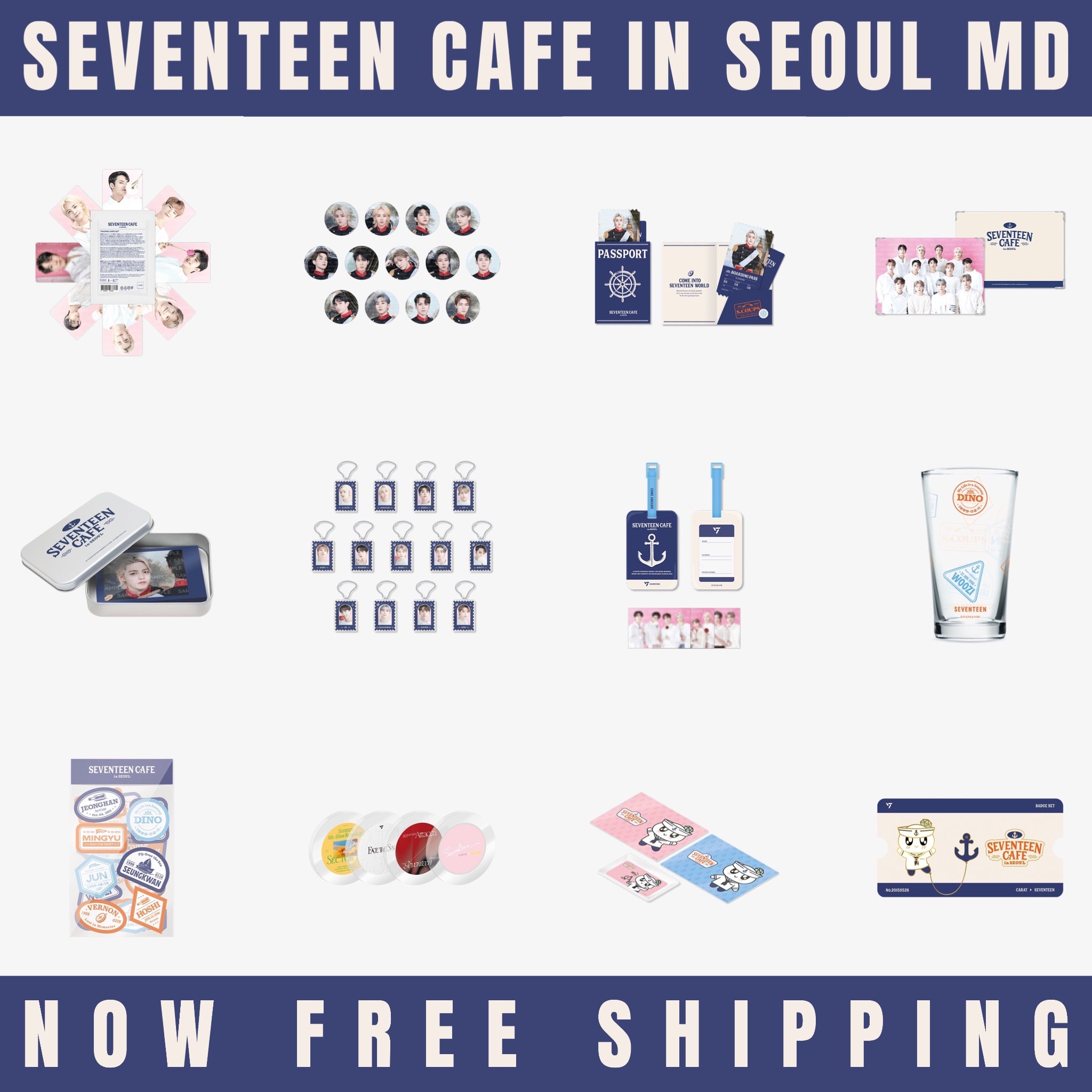 SEVENTEEN - CAFE IN SEOUL OFFICIAL MD – Bora Clover