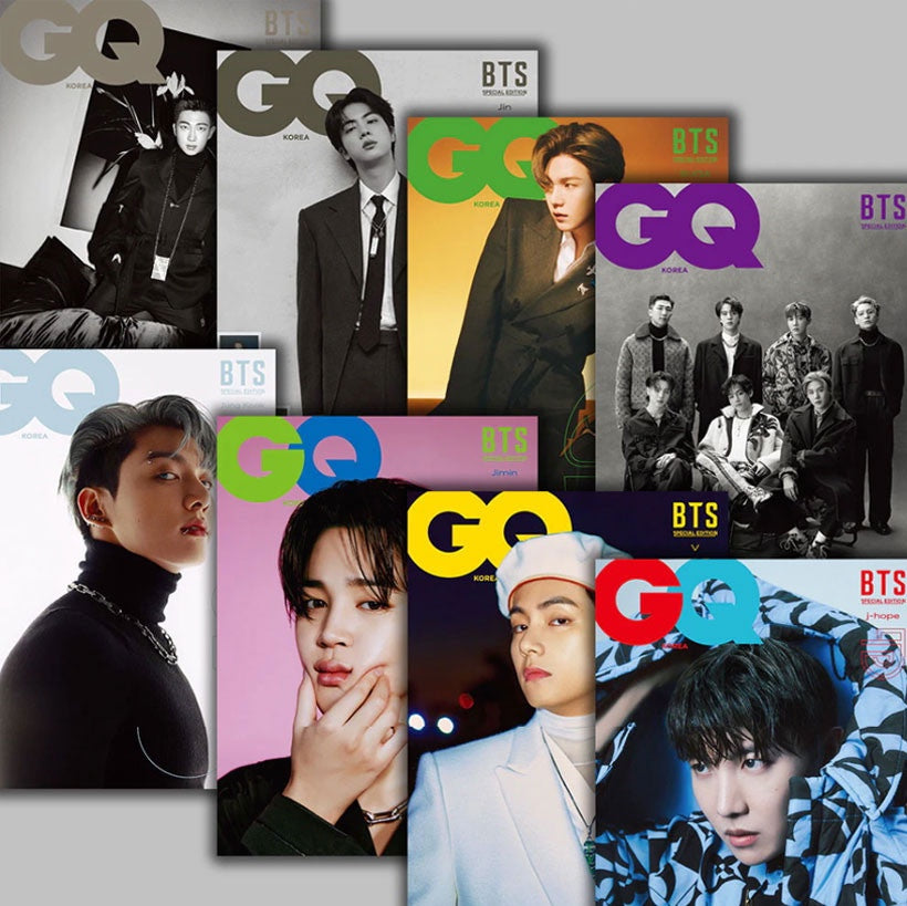 BTS x GQ Korea January 2022 Edition New Photos OUT: RM, Jin, Suga, J-Hope,  Jimin