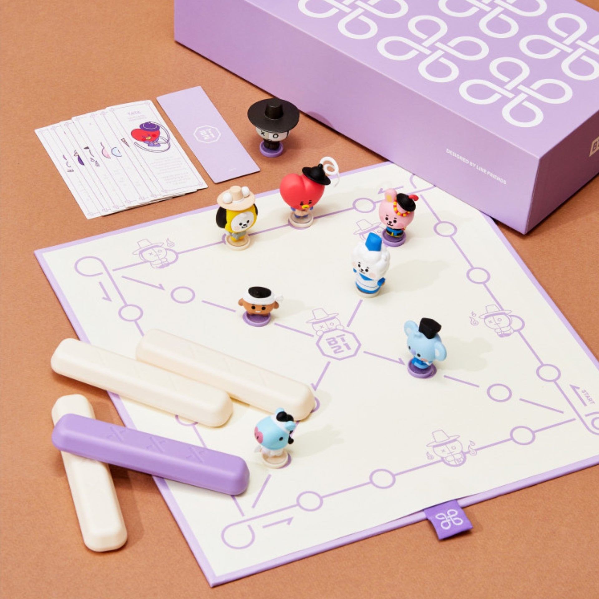 [RESTOCKED] BT21 BABY YUT-NORI KOREAN TRADITIONAL BOARD GAME