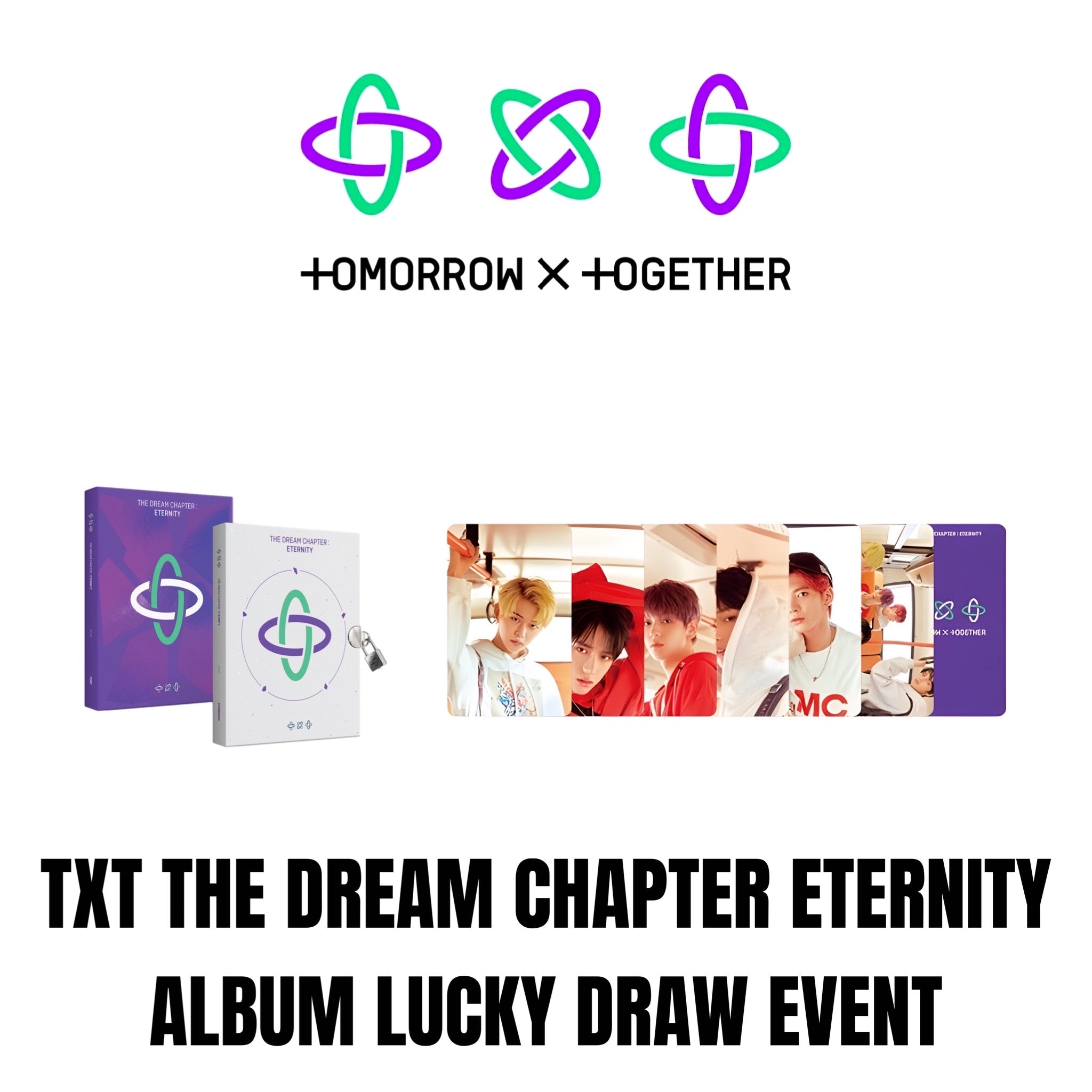 LUCKY DRAW] TXT - THE DREAM CHAPTER ETERNITY ALBUM – Bora Clover