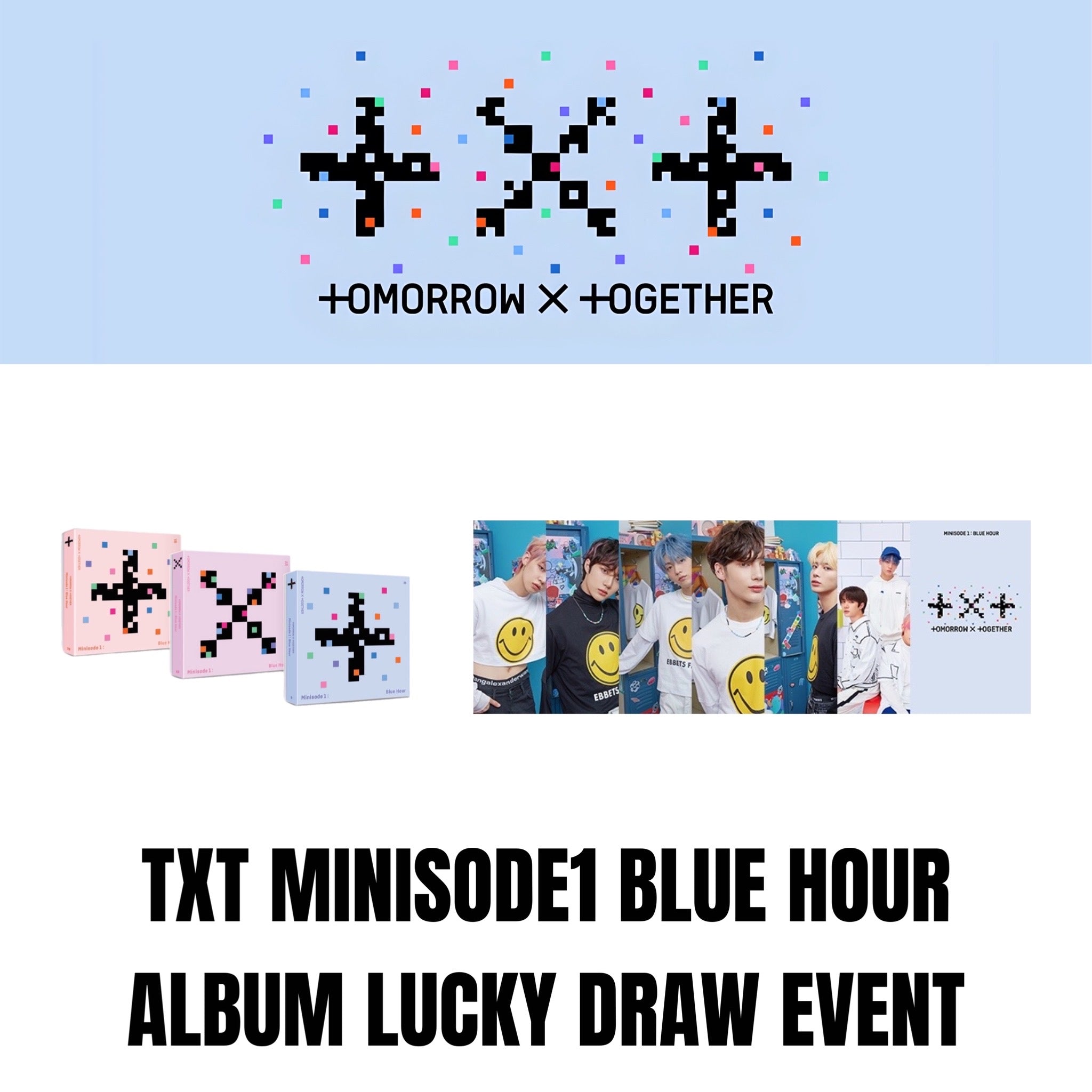 LUCKY DRAW] TXT - MINISODE1 BLUE HOUR ALBUM – Bora Clover