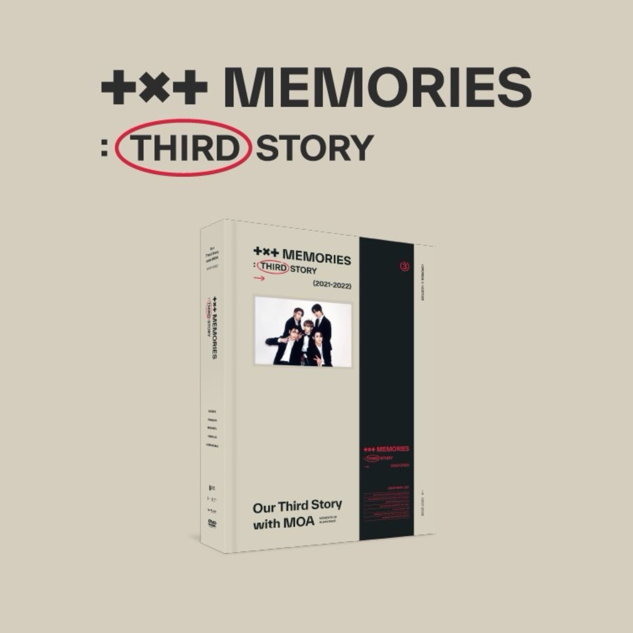 TXT - MEMORIES : THIRD STORY DVD – Bora Clover