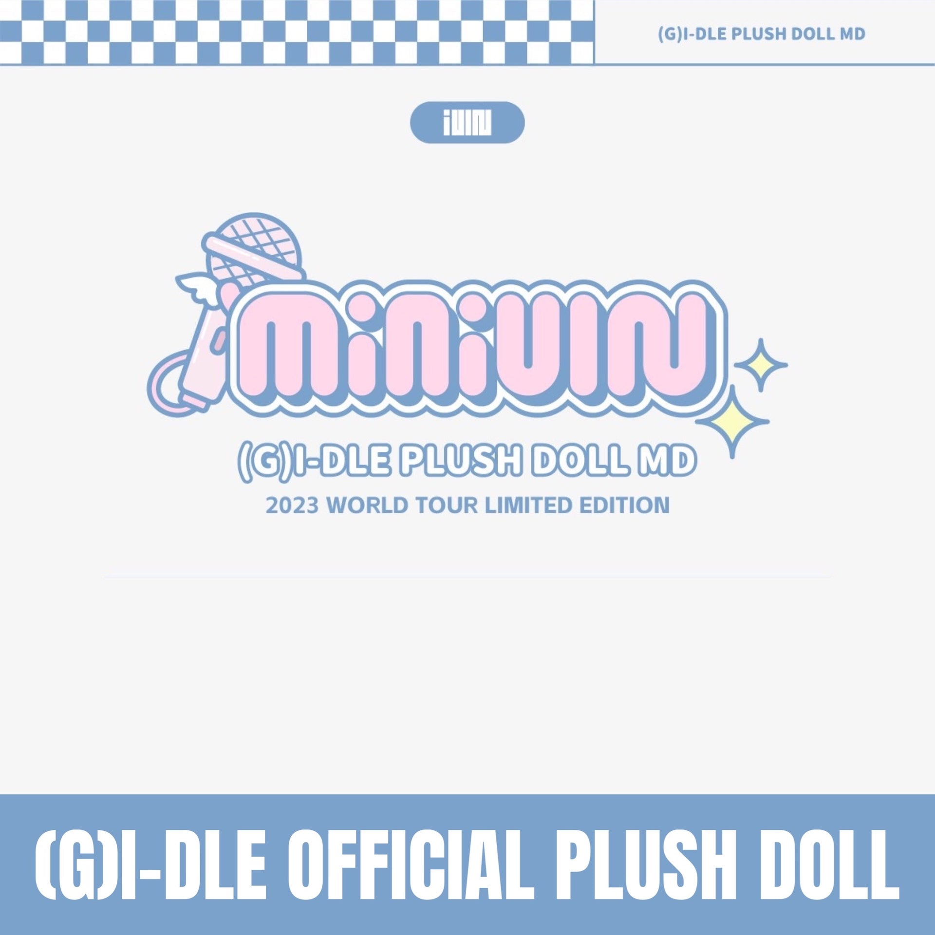 (G)I-DLE - PLUSH DOLL OFFICIAL MD MINIDLE – Bora Clover