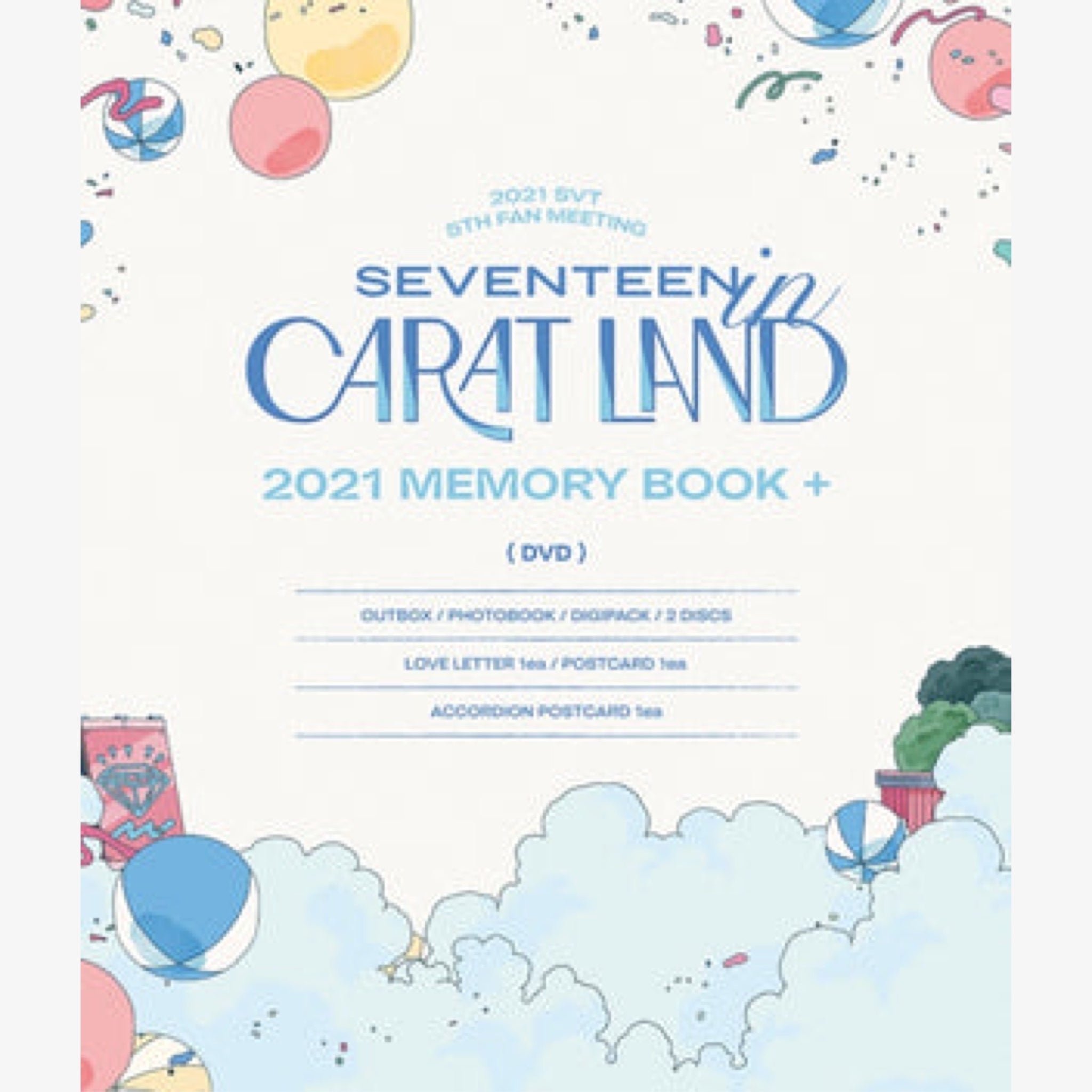 SEVENTEEN - 2021 MEMORY BOOK+ SEVENTEEN IN CARAT LAND – Bora Clover