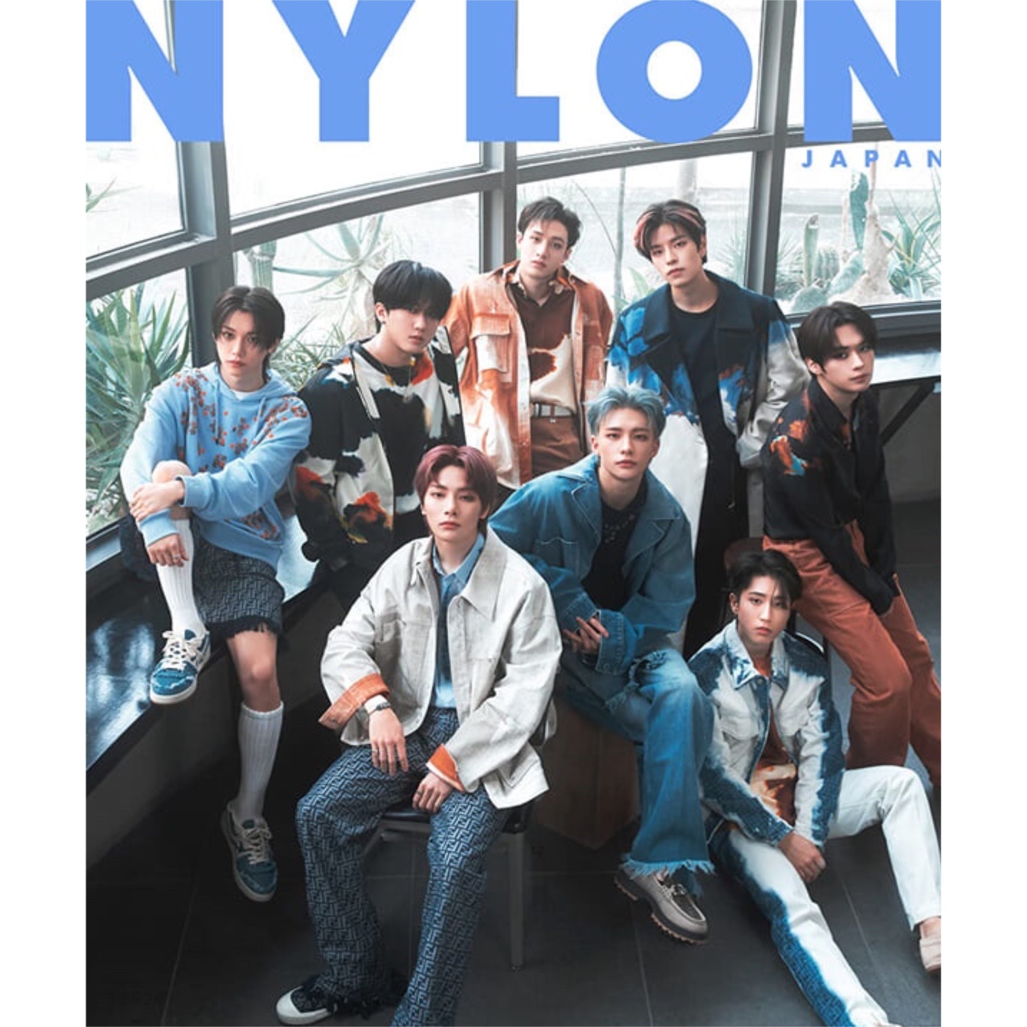 STRAY KIDS - NYLON JAPAN MAGAZINE 2023 MARCH ISSUE(DOUBLE SIDE