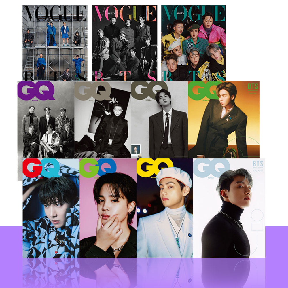 GQ BTS Jin Magazine Cover Jan 2022